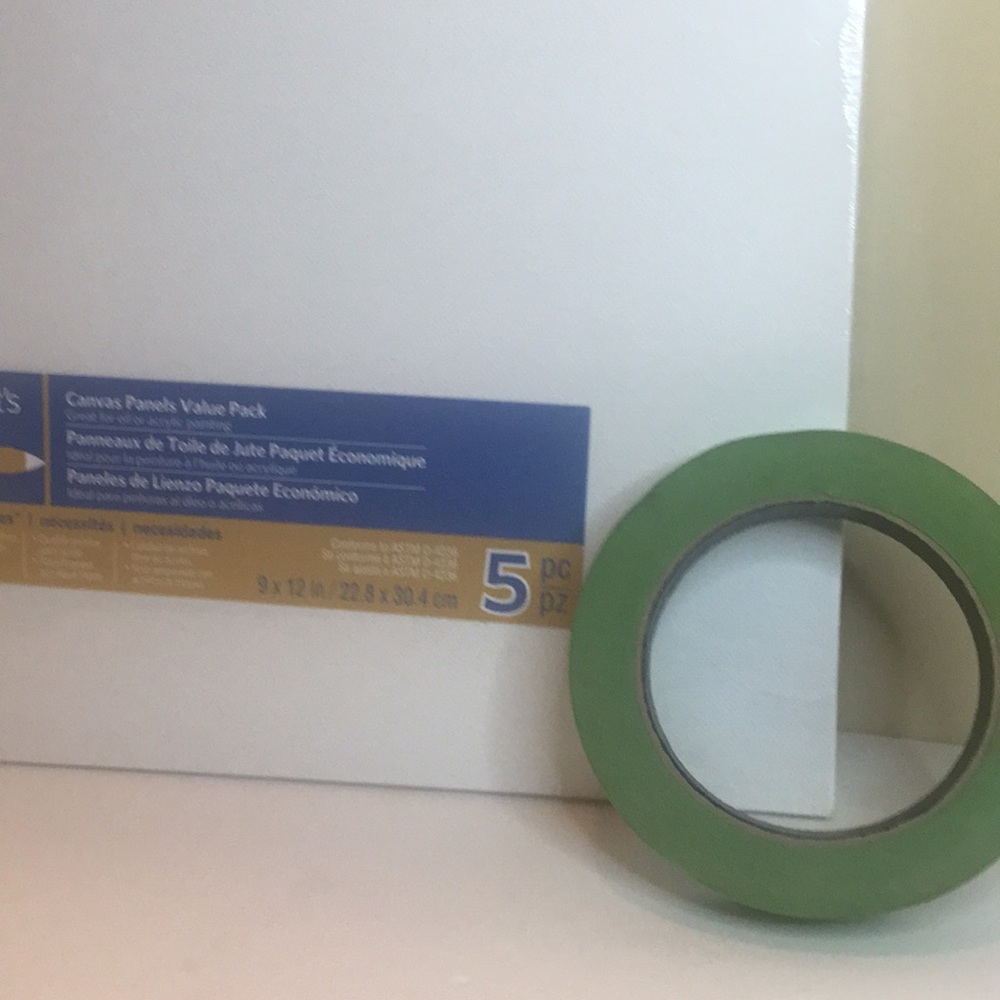 Artist’s Loft Canvas Panel Value Pack/Masking Tape